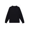 Anta Comfortable Casual Round Neck Pullover Sweatshirt Men tops Black 952438701-5