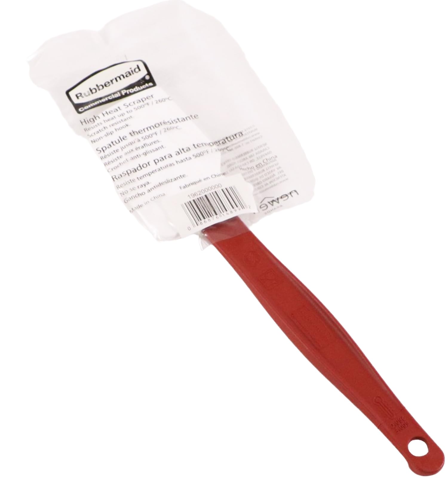 

Rubbermaid Heat-Resistant Scraper, Small, Overall Length 241mm, Item No. 1962, Part Number 086098