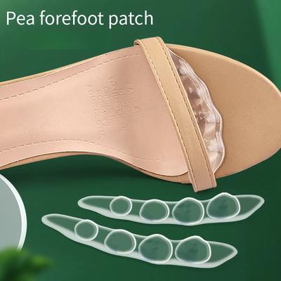 New Comfort Silicone Insoles GEL Forefoot Non-slip Pads Women Sandals Shoes Insole for Feet Shock Absorption Shoe Pad Foot Care