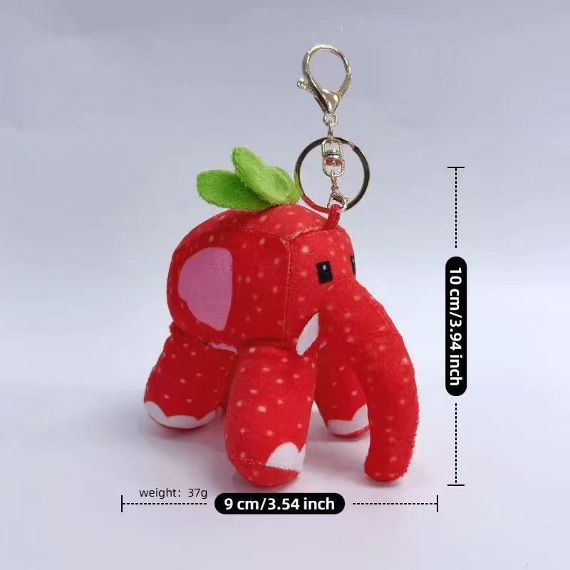 12cm STEAL A BRAINROT Blue 67 Sahur Plush Toy Cute No. 67 Keychain Pendant Doll Game Surrounding Blue No. 67 Toys Birthday Gifts