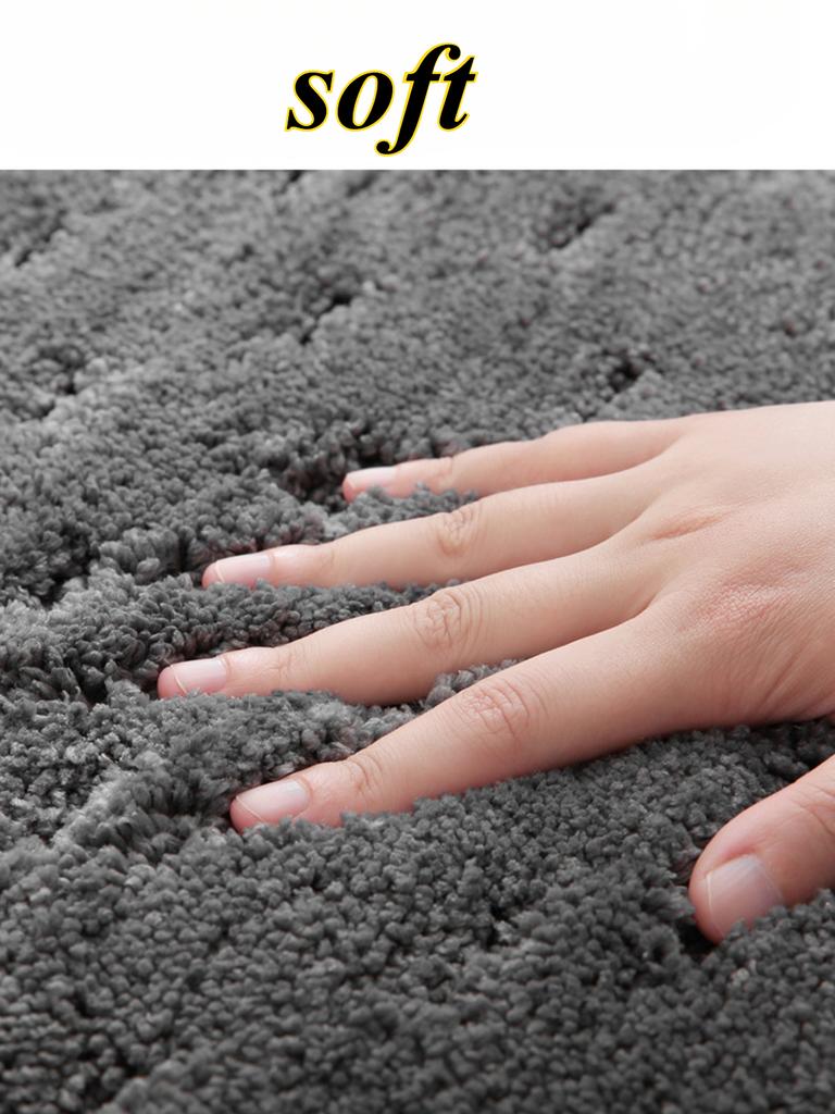 Sponge Bathroom Cashmere Thickening Mat Bath Non-slip Carpets In Wash Basin Bathtub  Floor Rug Shower Room Doormat Memory Foam 3D Pad