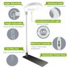 Xiaomi LED Ring Grow Lights, Full Spectrum Halo Growing Lamp with Stand Base 3/6/12H Timer, White Plant Light for Small Indoor Growing