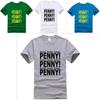 Fashion The Big Bang Theory Funny "penny" Print Sweethearts O-neck T-shirts Premium Quality