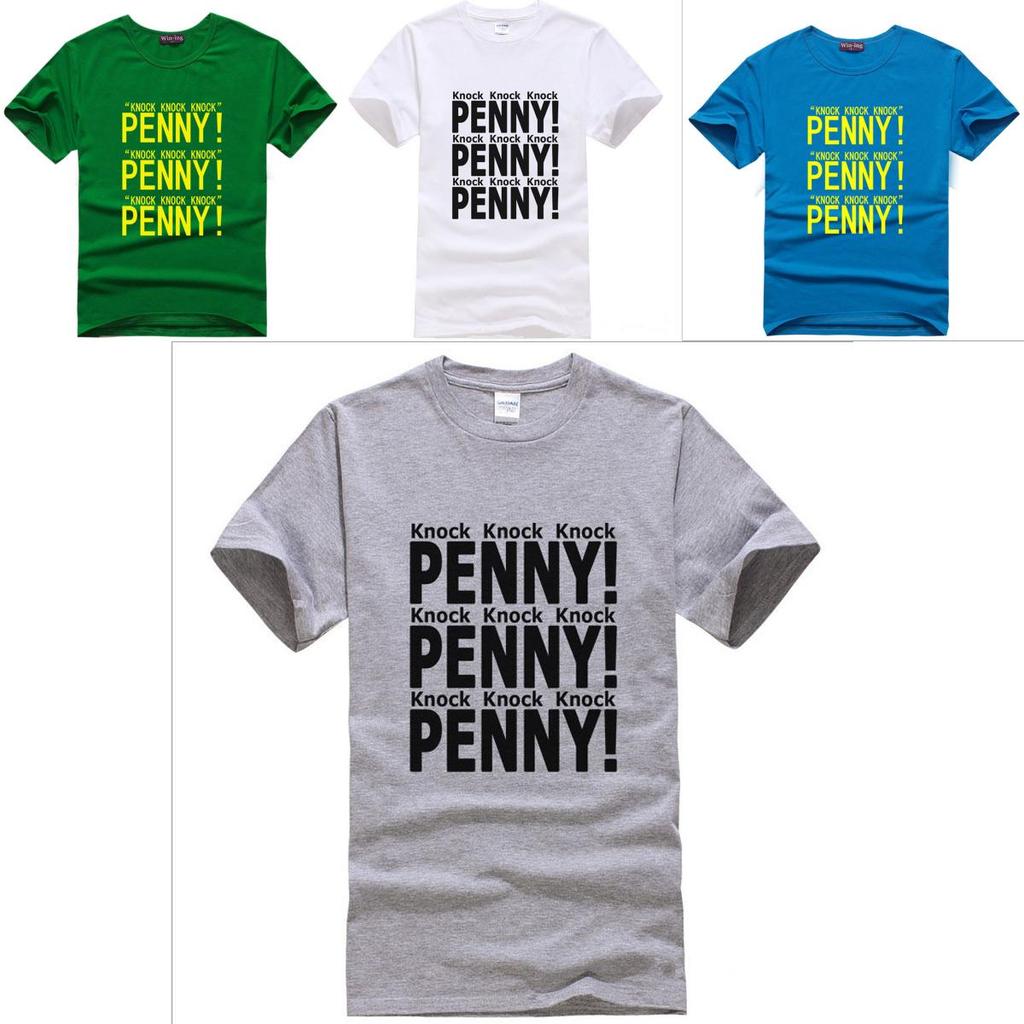 Fashion The Big Bang Theory Funny "penny" Print Sweethearts O-neck T-shirts Premium Quality