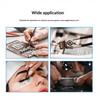 10PCS Non-Magnetic Antistatic Tweezers Set Stainless Steel Maintenance Tools for Jewelry Stone Setting