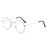 Retro Round Flat Glasses Are Trendy For Men And Women, The Same Horizontal Glasses Frame, Simple Design