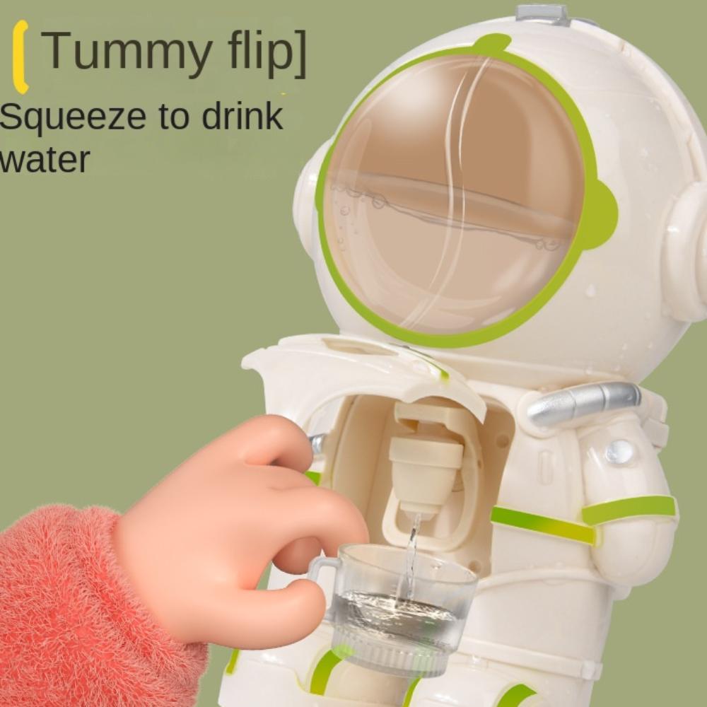 Strap Astronaut Water Dispenser with Straw Desk Water Dispenser Toy Mini Water Dispenser  Gift