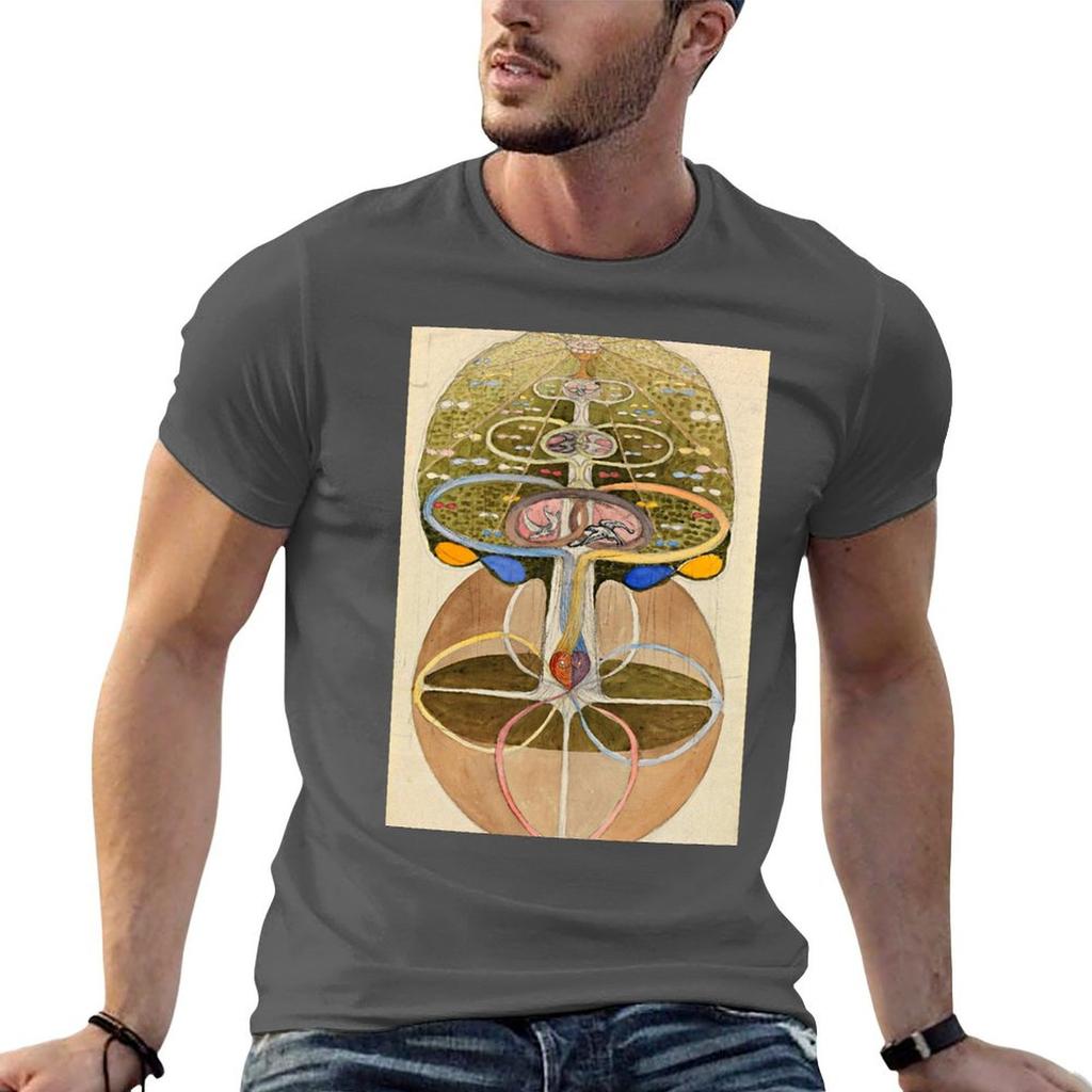 Hilma Af Klint Tree of Knowledge No 1 1913 TShirt Work Outdoor TShirt for Unisex