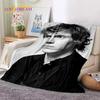 Latest Cute Evan Peters TV Actor Soft Flannel Blankets,Throw Blanket Comfortable Blanket for Picnic Beds Sofa Home Bedroom 013