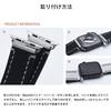 [TON CHARME] Compatible Watch Band, Genuine Leather Replacement Strap, 384041424445mm, Compatible with Series 10 9 8 7 SE 6 5 4 3 2 1 (Coffee, for