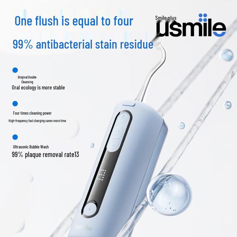 Usmile Retractable Portable Water Flosser CN plug (adapter included)