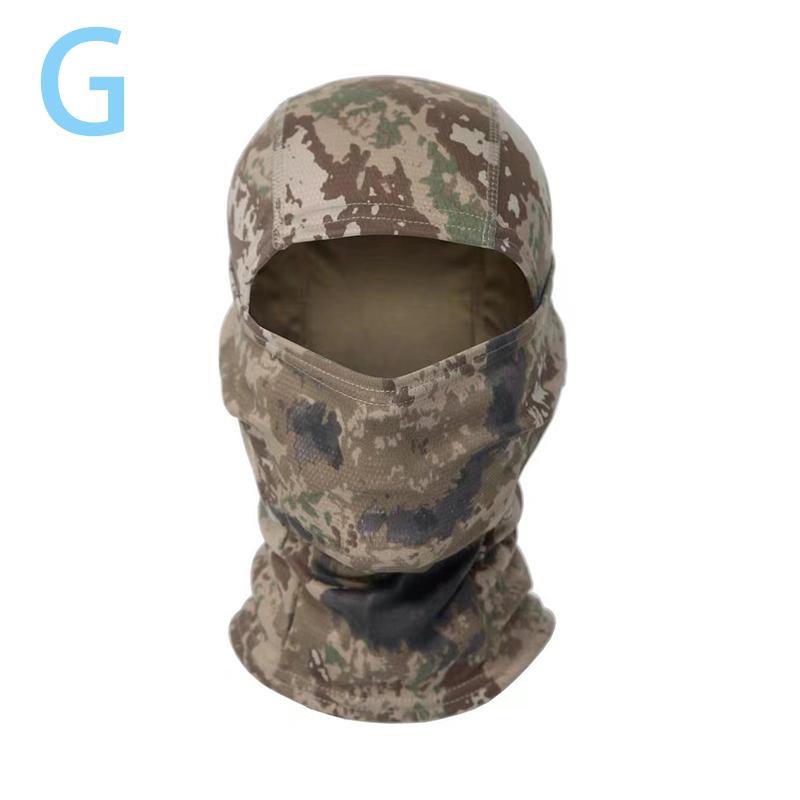 

Тактична балаклава, повна маска, захисний чохол, велосипедна страйкбольна мисливська шапка, камуфляж, балаклава, шарф, лижна велосипедна шапка as the picture