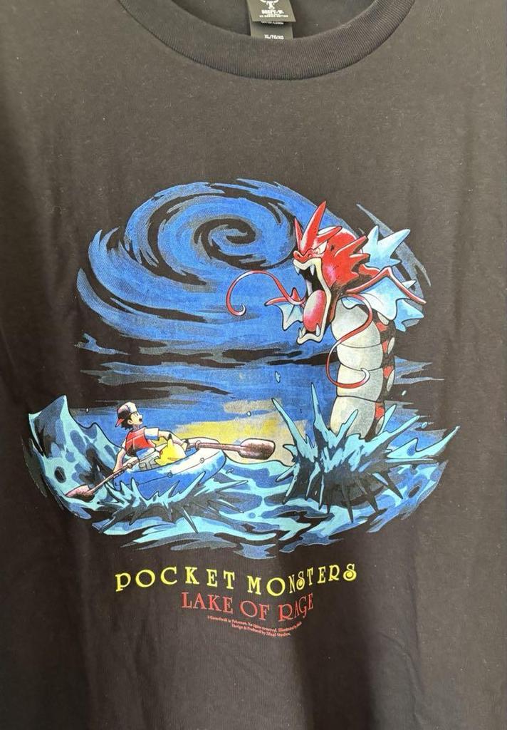 [USED] AFTRDRK Pokemon Shining Gyarados T-shirt Pokemon Center Hiroshima
