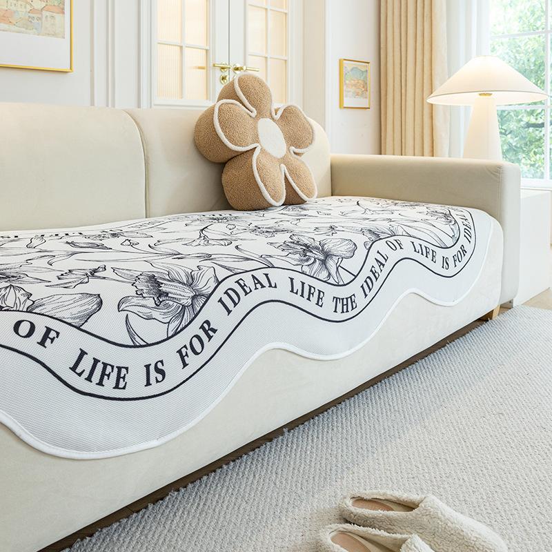 

Подушка для дивана особой формы Летний нескользящий коврик Подушка для сиденья Охлаждающий эффект Необычный чехол для дивана 2525 Летний новый чехол 90*90cm