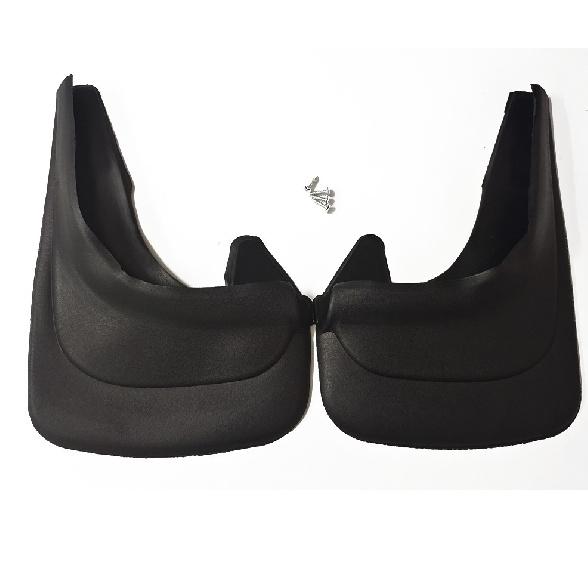 2x Mudguards Mud Flaps Splash Guards For Car Truck Fender Black Abs Soft Plastic