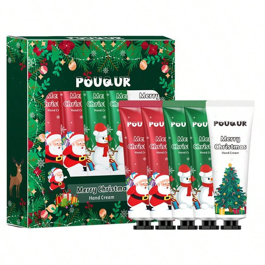 1pc Christmas Hand Cream Set, Brightening And Moisturizing, Suitable For Dry And Cracked Hands, Suit