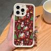 Colorful Christmas Pattern for iPhone16ProMax iPhone 14 Case 13/15 Cute Cartoon 12/11