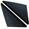 Car Rearview Mirror Triangle Panel Cover for Hyundai Kona 2018 2019 2020 2021 2022 2023 86190-J9000 86180-J9000 Unpainted Black