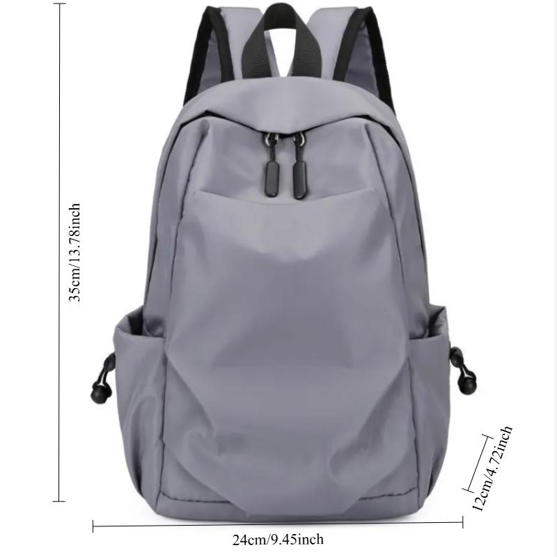 Large Capacity Students Backpack Casual Nylon Double Shoulder Bag  Travel Bag Junior High School Student Schoolbag Mochila