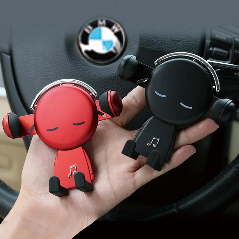Car Mobile Phone Holder New Car Air Outlet Gravity Navigation Bracket Multi-functional Car Mobile Phone Holder Universal Type