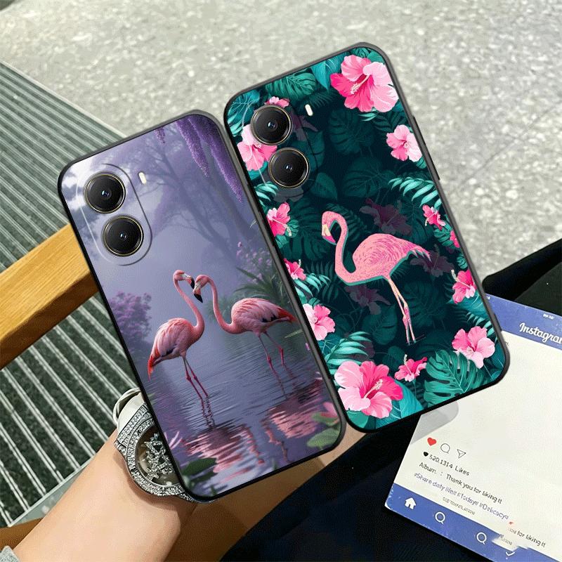 Pink Red Dreamy Flamingo Soft Phone Case for Xiaomi Poco X5 X6 X7 X8 Pro Max X3 F7 F8 Ultra M8 M7 M6 M5 Redmi 15 15C 14C 13C 12C