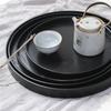 Kitchenware Traditional for Coffee Table Storage Trays Salad Bowl Platter Tea Tray Snack Plate