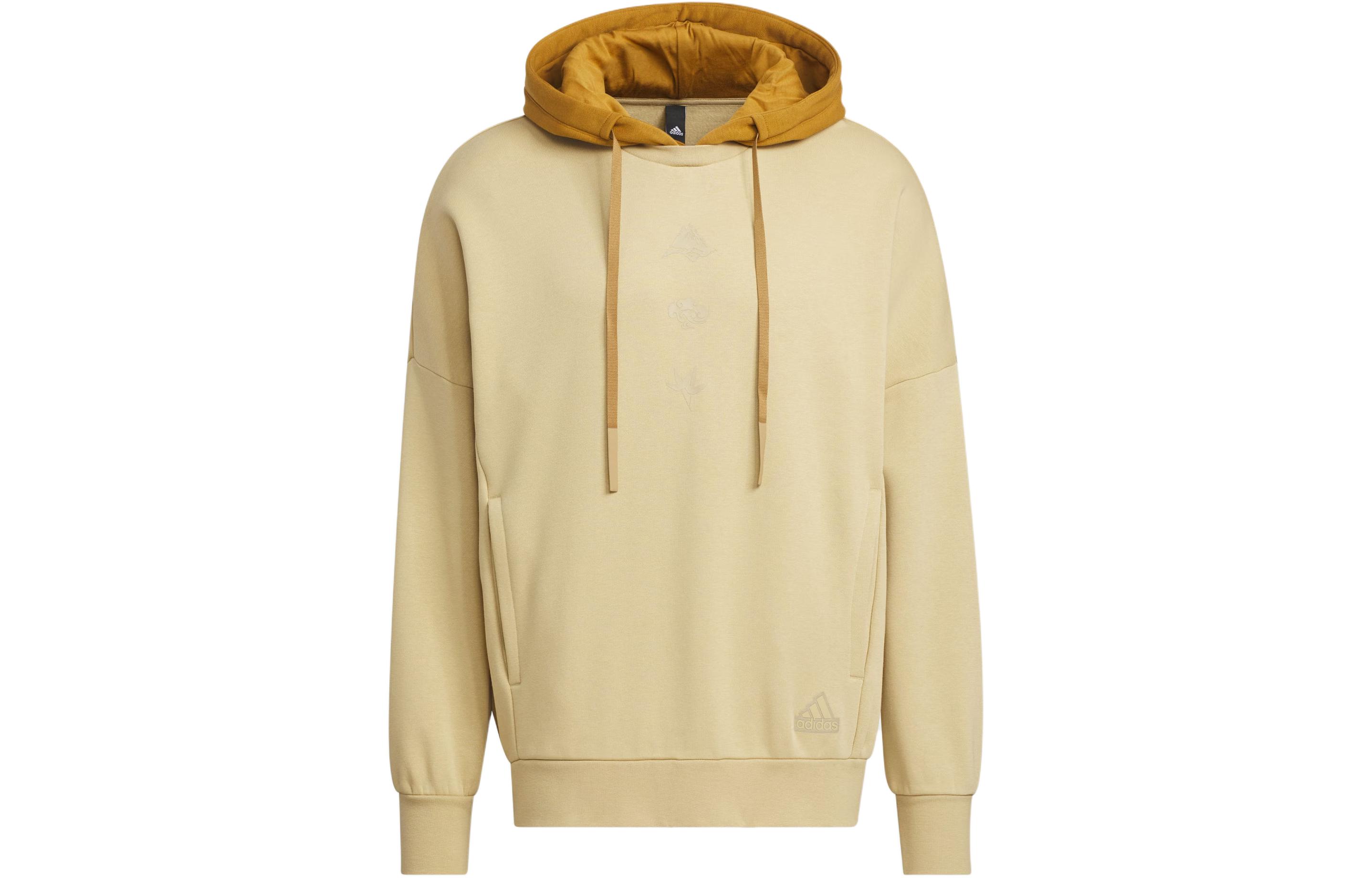 Adidas Sportswear Oversized Hoodie Sweatshirt Men s Light Khaki IM9052 M