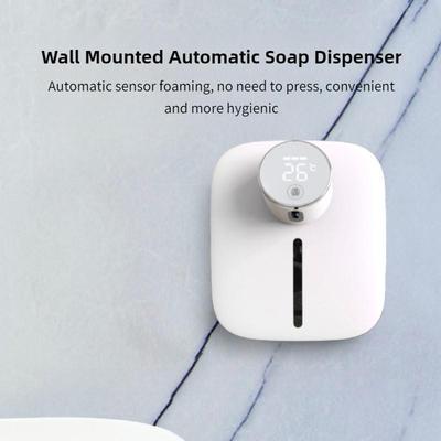 Household Rechargeable Automatic Foam Hand Washing Equipment Wall Mounted Smart Infrared Induction Soap Dispenser