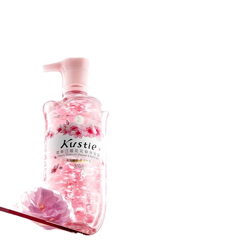 Kustie Cherry Blossom Petal Shower Gel