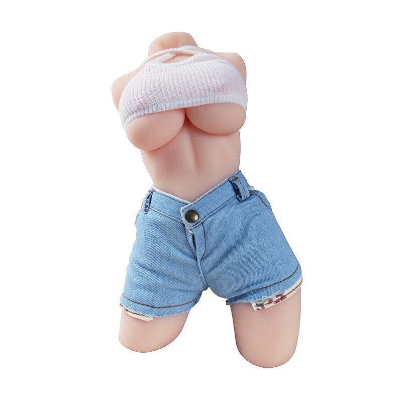 Menns mini-sex dukke onani-beger store bryster analsex vagina sex myk erotisk sexleketøy for voksne