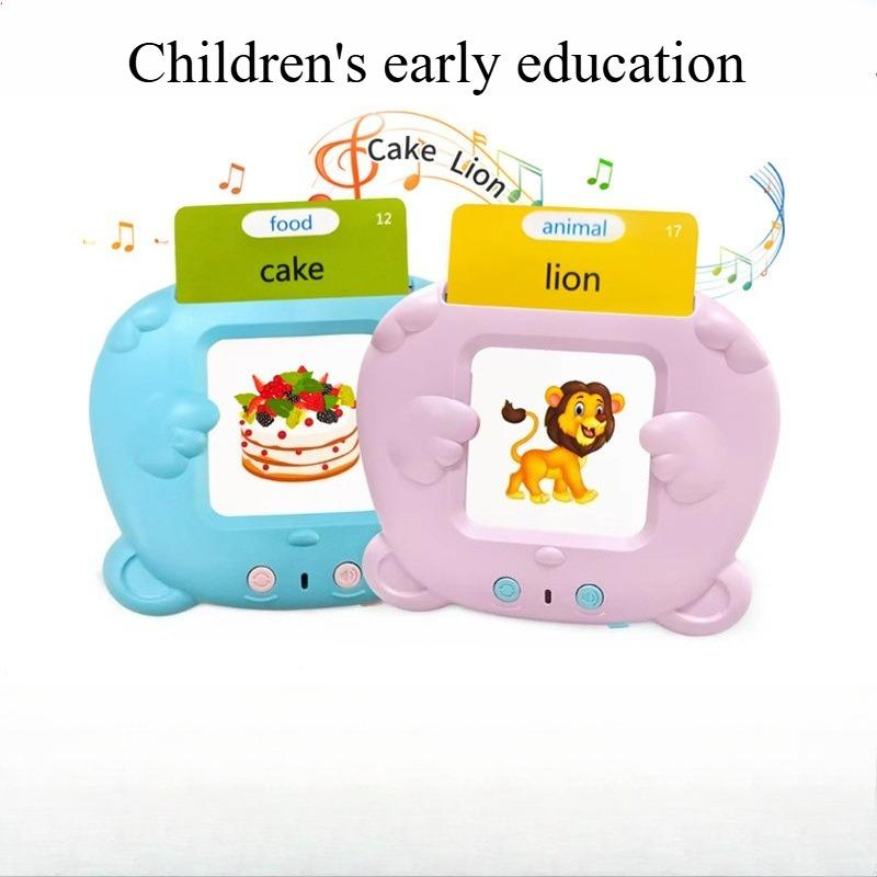 1PACK Children's Early Education Card Machine 1-6 Year Old Baby Educational Toys Chinese and English Enlightenment Literacy Card Learning Machine