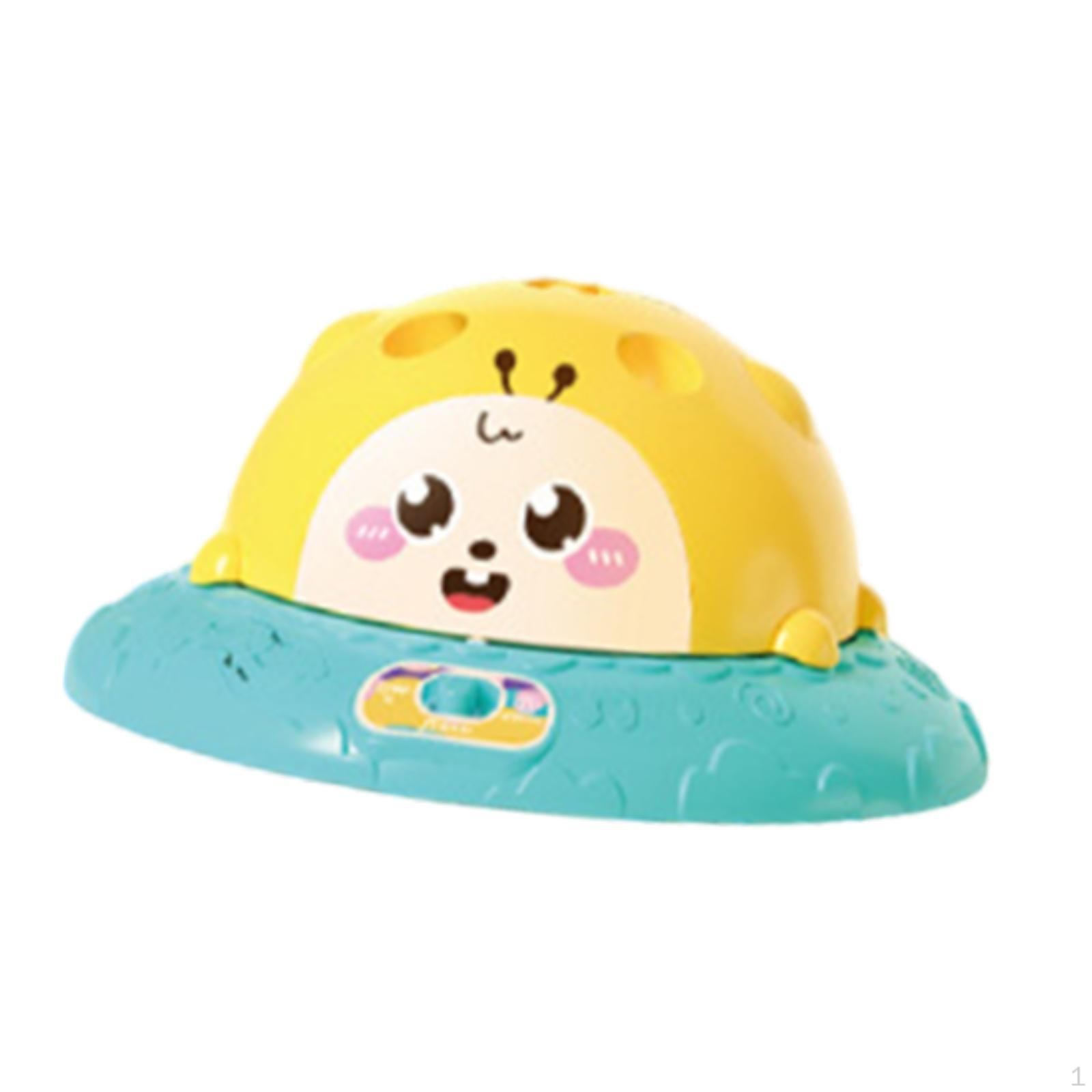 

2 in 1 Musical Jump Indoor Outside Toys Active Game Early Development Ring Toss Skipping Rope жовтий