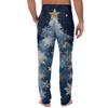 Men's Knitted Fashion Print Pocket Casual Pants Pajama Pants
