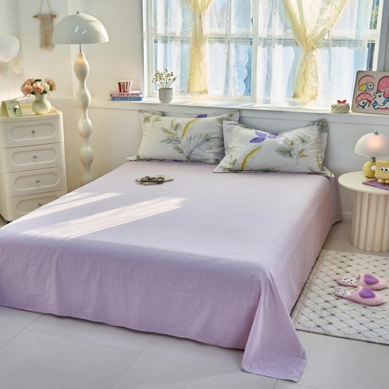 Cotton bed sheet single piece 100 cotton quilt single twill student dormitory single double household pure cotton pad manufacturer wholesale