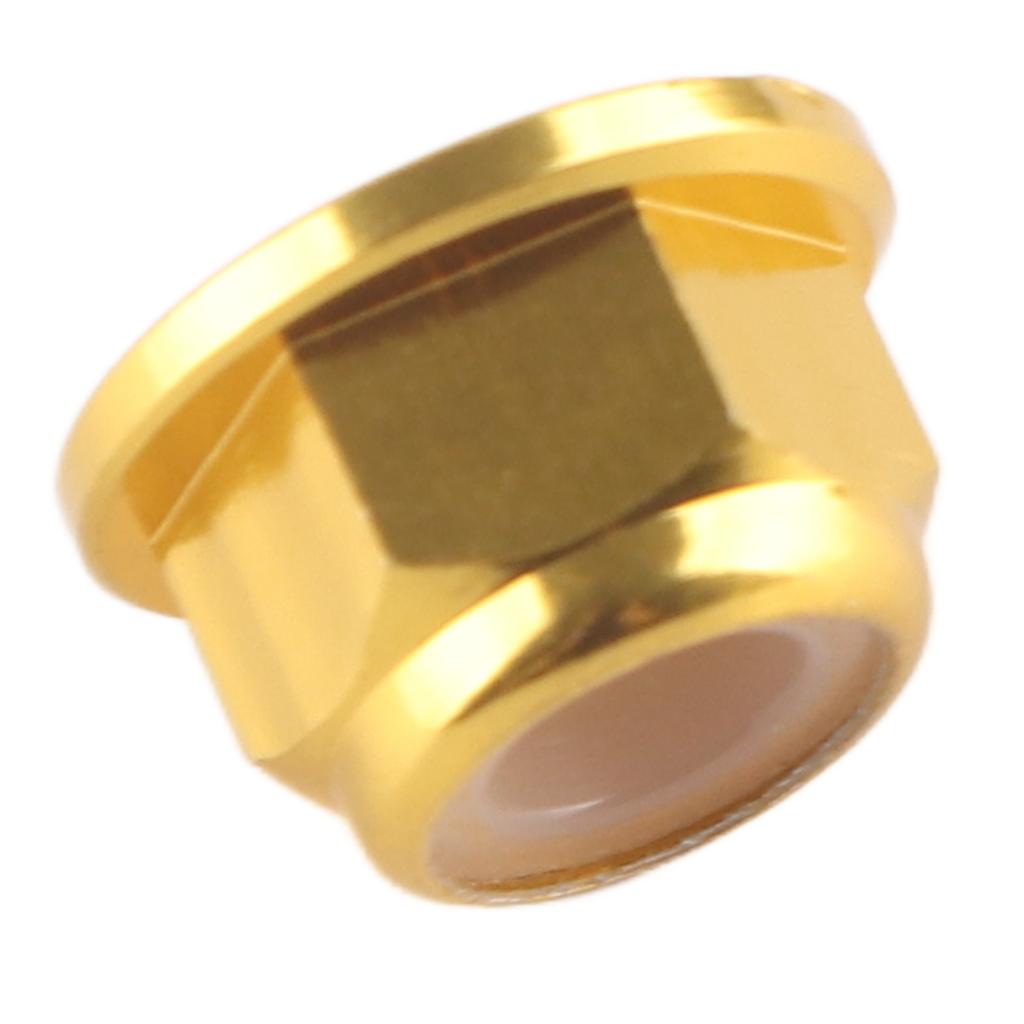 Anodize M4 Nylon Insert SelfLock Nuts Hex Lock Nut Aluminum Alloy 10pcs Set