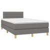 VidaXL Slat Bed Base with Mattress and LED, Upholstered Bed, Double Bed, Adult Bed for Interior Bedroom, 3270096