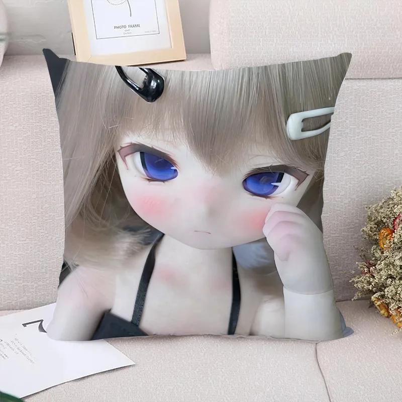 Fall Pillow Cover x B-Barbie Dolls Decorative Pillowcases  Car Decoration Sofa Cushions Cushion Covers for Bed Pillows