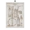 Guitar Violin Piano Dismantling Parts Lines Nordic Wall Art Posters And Prints Canvas Painting Pictures For Living Room Decor