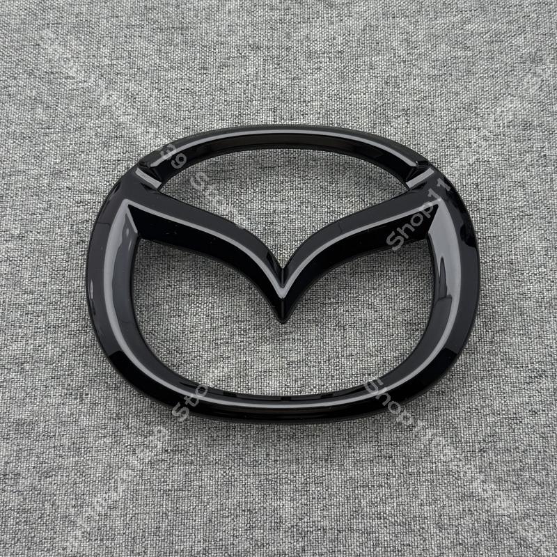 Car MAZDA 3 black Logo Emblem Buckle Stickers for MAZDA3 2014 2015 2016  Logo  Car Front Badge Rear Decals Auto Accessories
