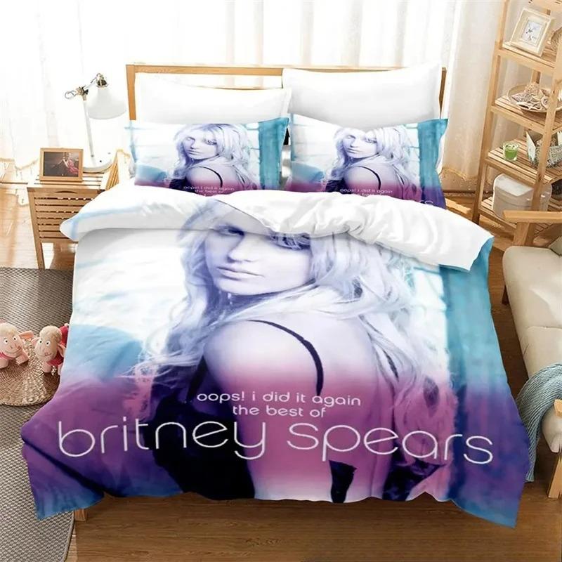 Sexy Britney Spears Bedding Set Single Twin Full Queen King Size Bed Set Adult Kid Bedroom Duvet Cover Sets Parure De Lit Bed
