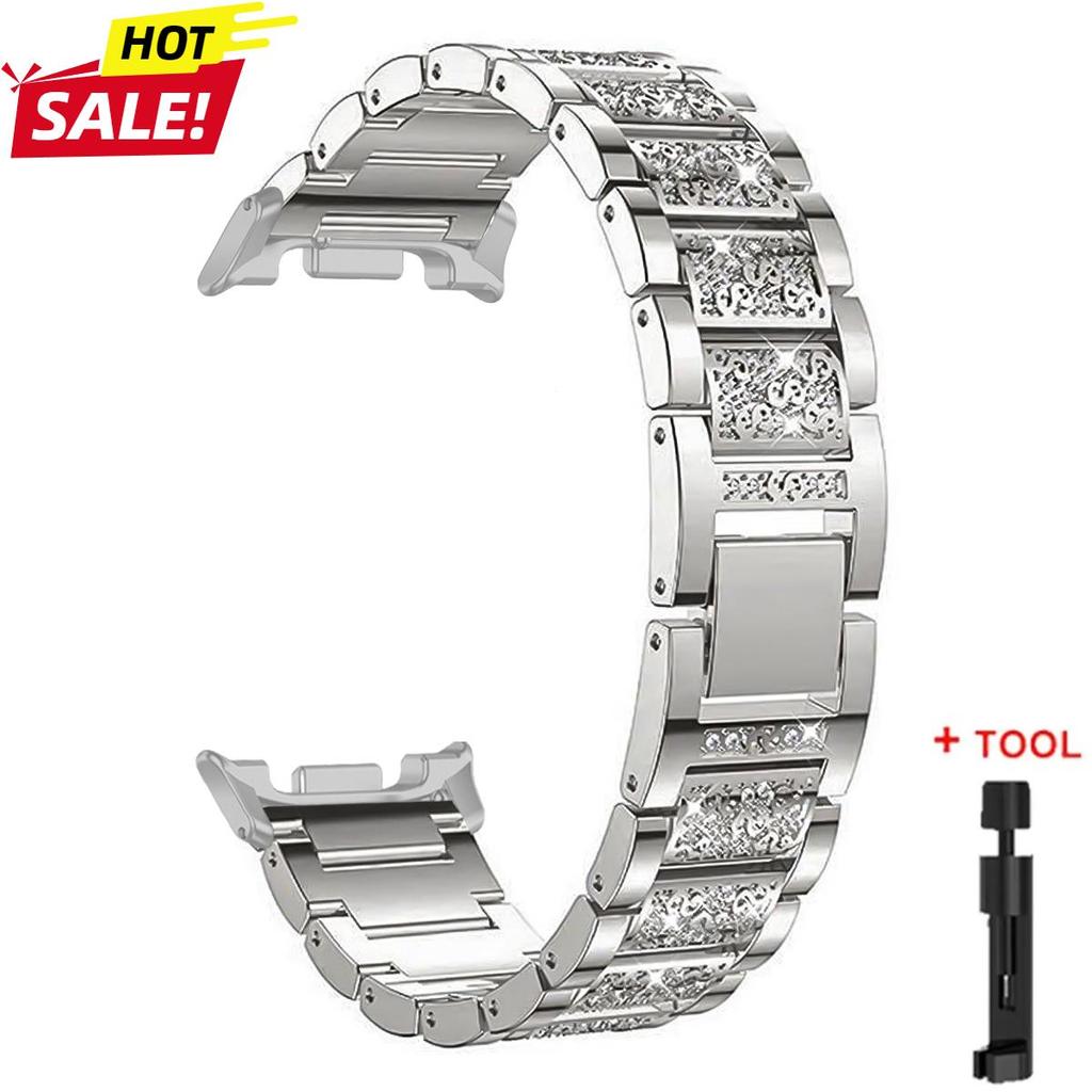 Women’s Diamond Band For Samsung Galaxy Watch 8 40mm 44mm 8 Classic 46mm Watch Strap for Galaxy Watch 7 Ultra 47mm/Ultra 2026