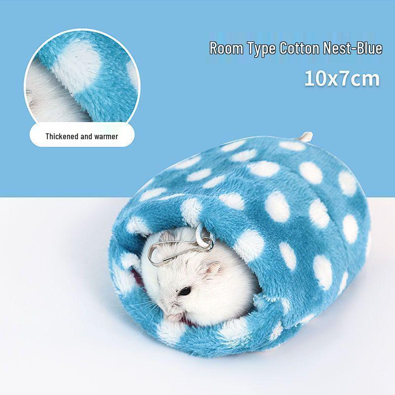 Parrot Cotton Nest: Warm Insulated Sleeping Nest for Cockatiels, Winter-Ready Comfort, Thickened Bird Nest for Cold Protection