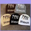 Autumn Winter Knitted Hat With 1998 Rkiemo Letter Pattern For Streetwear And Warmth