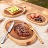 High-End Irregular Acacia Wood Cutting Board & Platter for Camping and Picnics