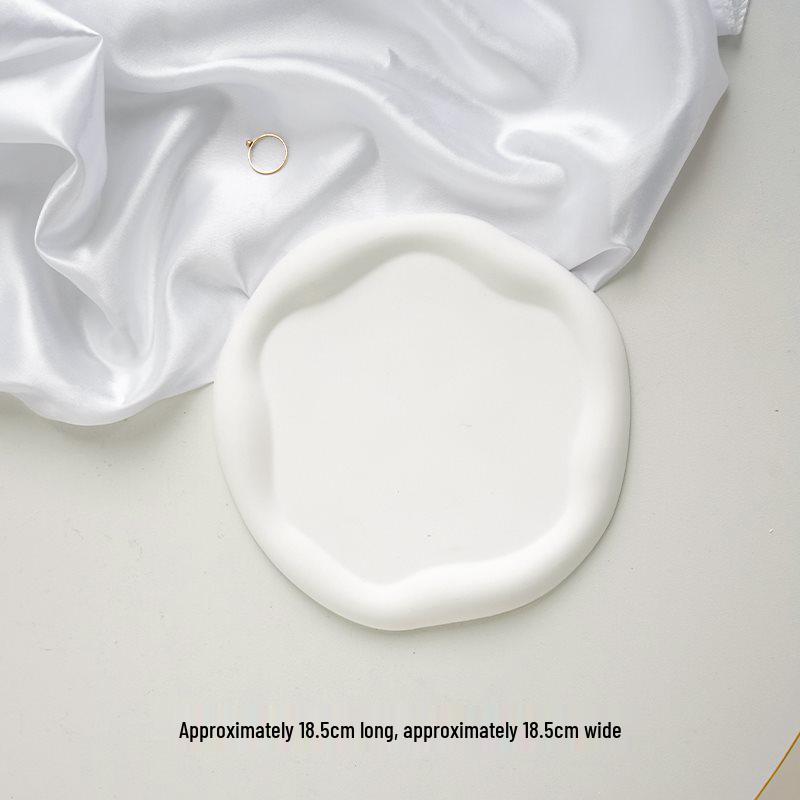 Creative Gypsum Disc Jewelry Props for Photography and Decoration