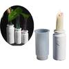 Love Cylinder Vase Molds Simple Flower Pots Molds Candlestick Silicone Mould Crafts Supplies for Table Decorations