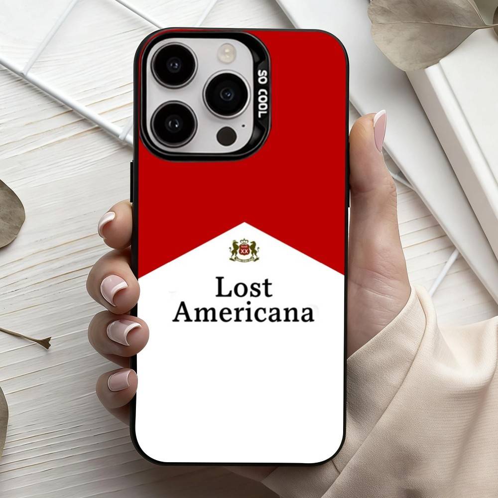 

M-MGK L-Lost A-Americana Cool Phone Case For iPhone17,16,15,14,13,12,11 Plus,Pro Max Black Candy silver phone case iPhone15promax