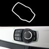 Aluminum Alloy Car Multimedia Panel Button Trim Cover for BMW 1 3 5 7 Series X1 X3 X5 X6 Interior Decorative Accessories