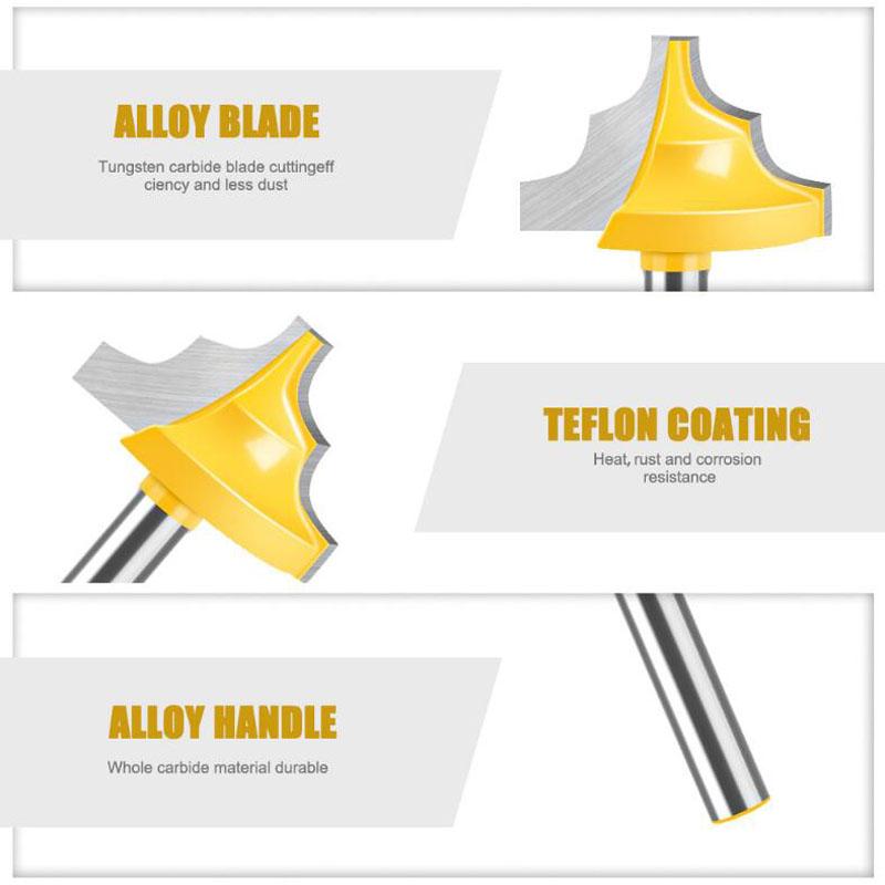 Freze de profilat Freze de formare a muchiilor Freză pentru uși Freză pentru cepuri Unelte pentru prelucrarea lemnului Coadă 6mm 1/4inch