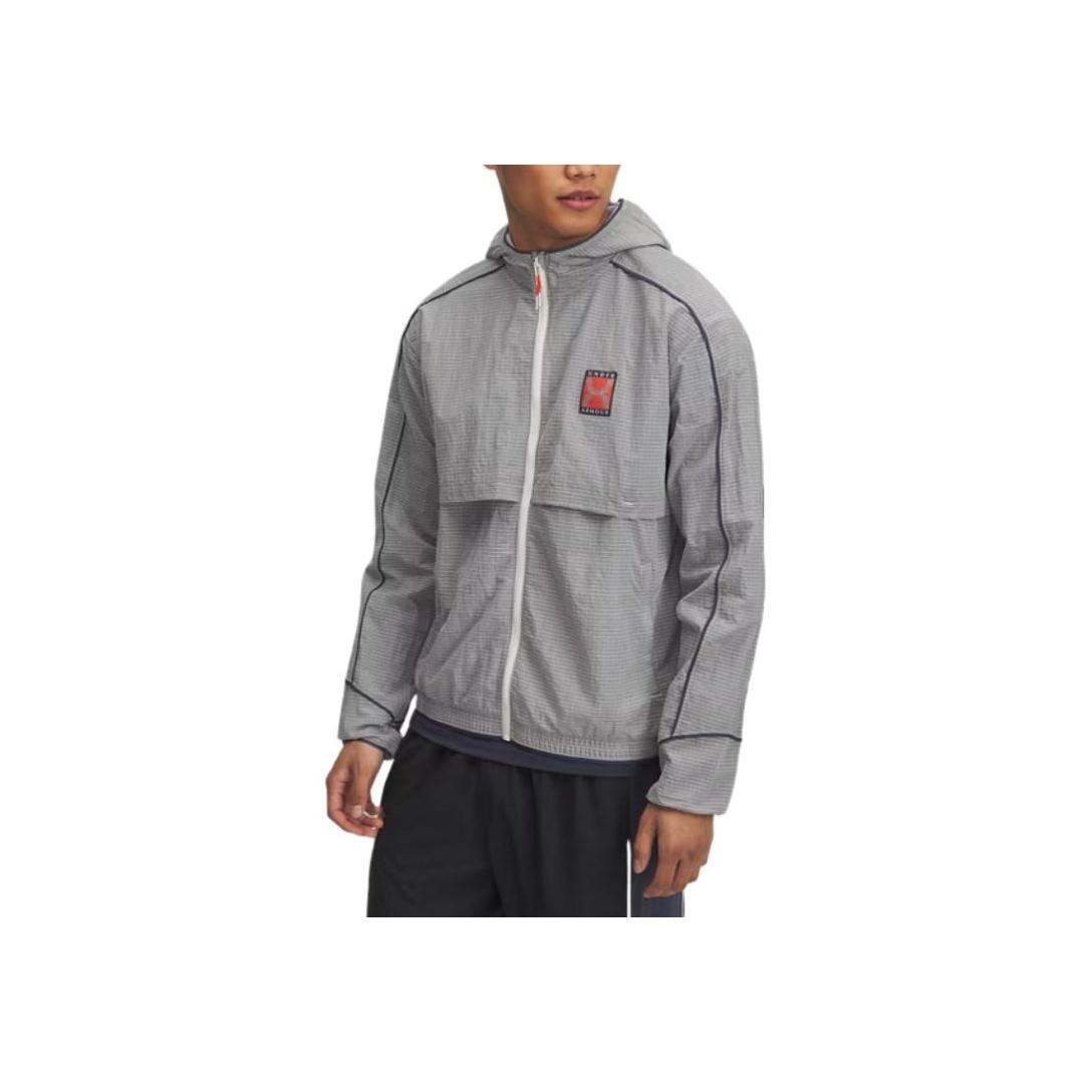 

Under Armour Storm SS25 Забег 96 Удобная Модная Универсальная Куртка с Длинным Рукавом Мужская Куртка Белый Кварц 1389825-114